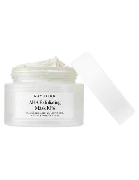 Mascarilla Exfoliante AHA 10% Naturium - Ácidos Glicólico y Láctico 48g Mascarilla Exfoliante AHA 10% Naturium - Ácidos Glicólico y Láctico 48g