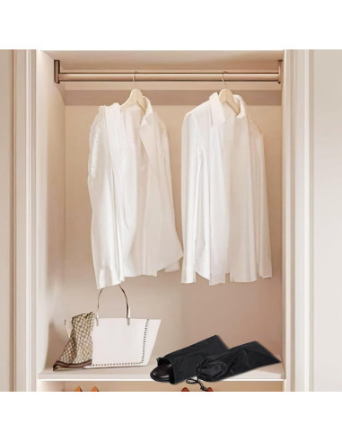 Paquete de 20 bolsas para zapatos Tolare 45x20 cm negras