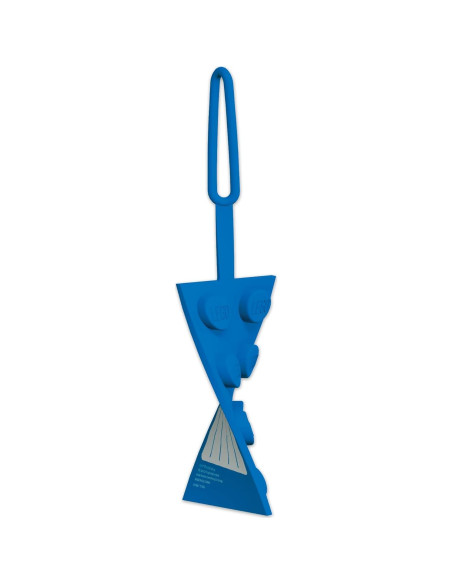 Etiqueta de Equipaje Silicona LEGO 2x4 Azul - IQ Etiqueta de Equipaje Silicona LEGO 2x4 Azul - IQ