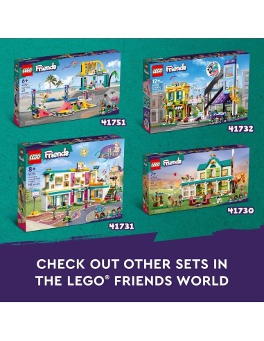 LEGO Friends Escuela Internacional 41731 con 5 Mini-Muñecas