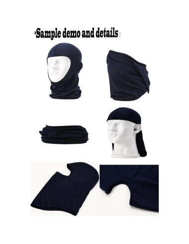 Paquete de 3 Pasamontañas Balaclava Gris Oscuro - Unisex