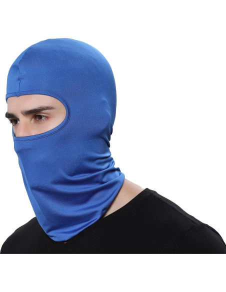 Paquete de 3 Pasamontañas Unisex Azul para Aire Libre Paquete de 3 Pasamontañas Unisex Azul para Aire Libre