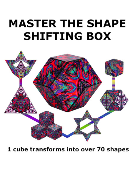 Cubo Antiestrés Shashibo Fun in Motion - Modelo Caos Cubo Antiestrés Shashibo Fun in Motion - Modelo Caos