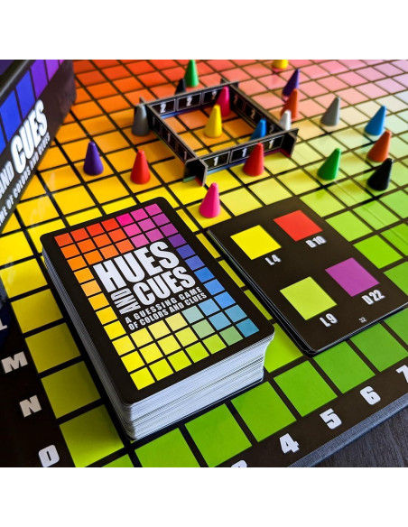 Juego de mesa Hues y Cues USAopoly - Adivina colores 3-10 jugadores Juego de mesa Hues y Cues USAopoly - Adivina colores 3-10 jugadores