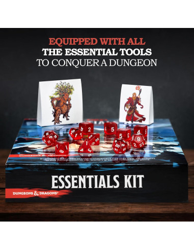 Dungeons and Dragons Kit Esencial - Juego de Mesa DND 5ta Edición