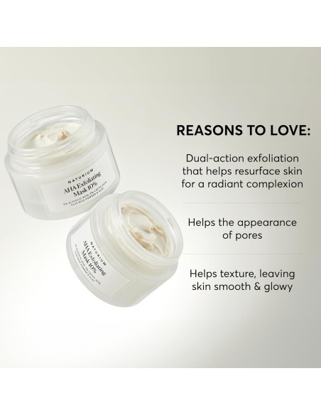 Mascarilla Exfoliante AHA 10% Naturium - Ácidos Glicólico y Láctico 48g Mascarilla Exfoliante AHA 10% Naturium - Ácidos Glicólico y Láctico 48g
