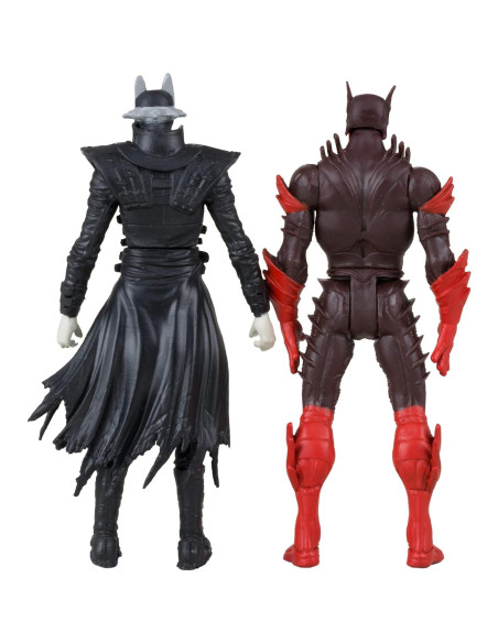 Figuras McFarlane Toys 3in Batman Que Ríe y Red Death Figuras McFarlane Toys 3in Batman Que Ríe y Red Death