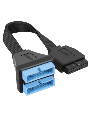 Cable de Extensión USB 3.0 Hemb. 19/20 Pines HOXIBSL 14.8 cm