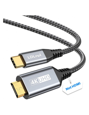 Cable USB C a Mini HDMI LDLrui 1.0M 4K 60Hz Unidireccional