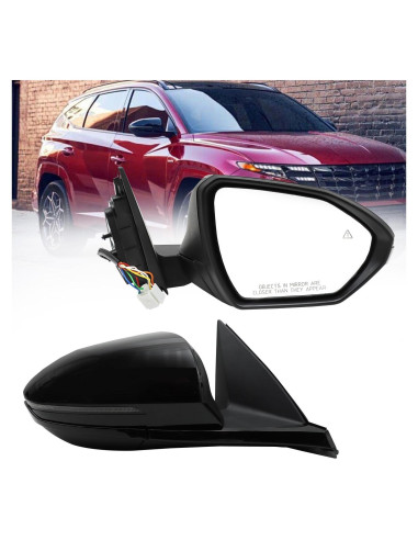 Espejo Retrovisor Lateral Derecho Revworth Hyundai Tucson 2022-2024
