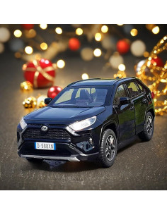 Coche de Juguete RAV4 1:32 ERBADIHAGO Negro con Luz y Sonido 2