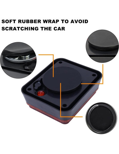 Luces Estroboscópicas Recargables ADAURIS Ámbar 12W Impermeables