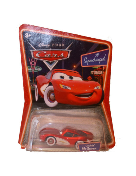 Auto de metal fundido Disney Cars Rayo McQueen 1:55 Auto de metal fundido Disney Cars Rayo McQueen 1:55