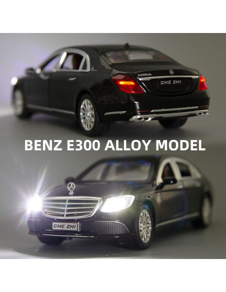Coche de Juguete a Escala 1/24 WAKAKAC Benz E300 con Sonido y Luz Coche de Juguete a Escala 1/24 WAKAKAC Benz E300 con Sonido y Luz