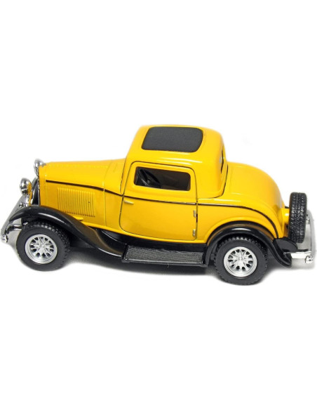 Modelo Ford 3-Window Coupe 1932 KiNSMART 1:34 Metal Verde Rojo Modelo Ford 3-Window Coupe 1932 KiNSMART 1:34 Metal Verde Rojo