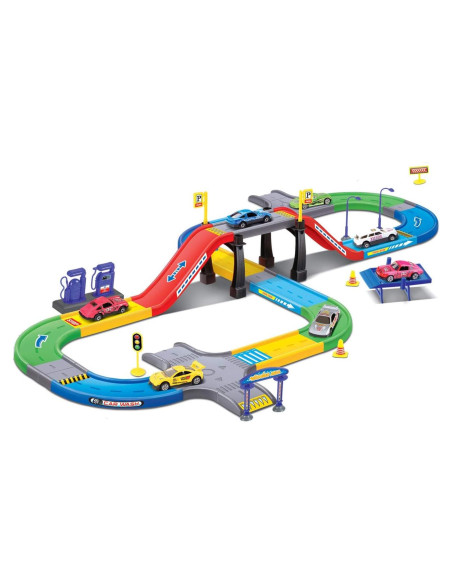 Juego de Construcción Pista de Carreras Liberty Imports 41 Piezas Juego de Construcción Pista de Carreras Liberty Imports 41 Piezas