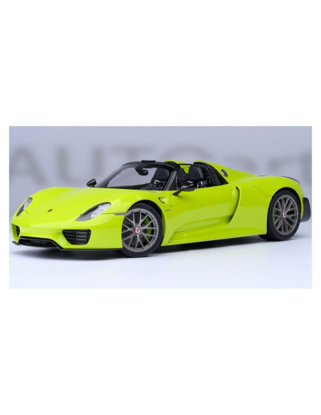 Modelo de Coche 918 Paquete Weissach Verde Ácido 1/18 AUTOart Modelo de Coche 918 Paquete Weissach Verde Ácido 1/18 AUTOart