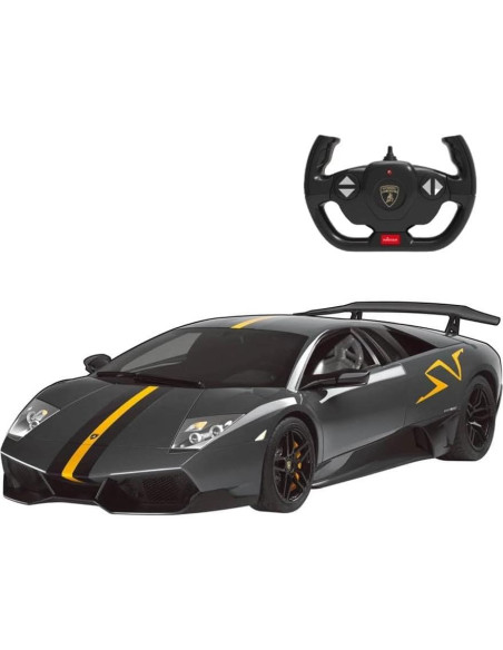 Coche RC PowerTRC Lambo Murcielago 1:14 Gris Detallado Coche RC PowerTRC Lambo Murcielago 1:14 Gris Detallado