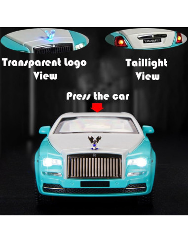 Coche de Juguete Catovie Rolls-Royce Wraith 1:32 con Luz y Sonido