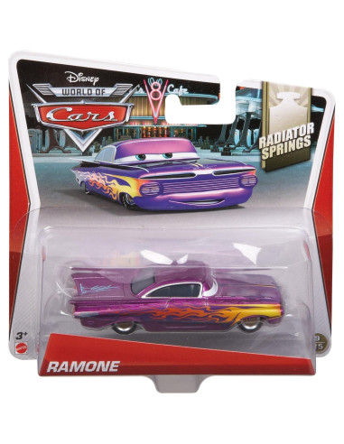 Vehículo de metal fundido Ramone morado Disney Cars 1:55