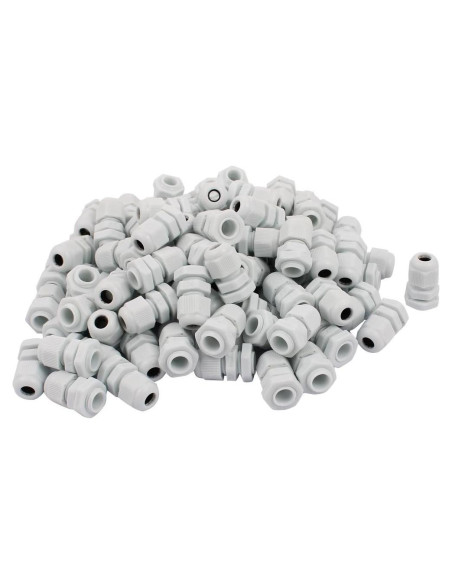 Conector de Cable PG7 Resistente al Agua uxcell 100 Pcs Conector de Cable PG7 Resistente al Agua uxcell 100 Pcs