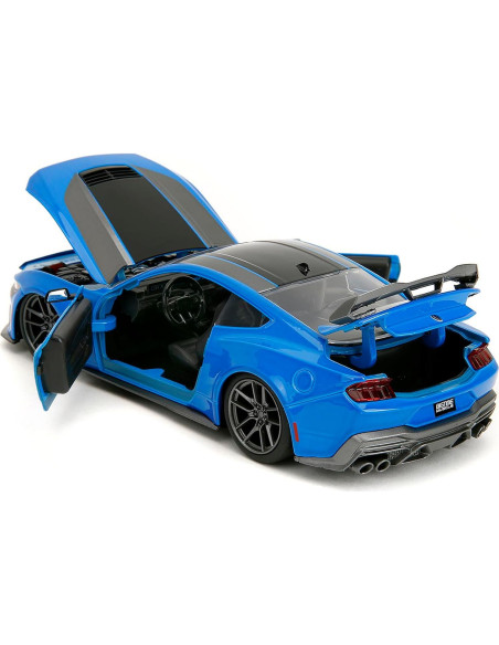 Coche Diecast Jada 35276 Caballo Oscuro 1/24 Azul Metálico Coche Diecast Jada 35276 Caballo Oscuro 1/24 Azul Metálico