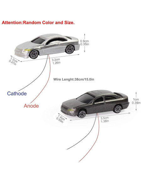 Coches Iluminados 12pcs Escala N evemodel 12V Accesorios Coches Iluminados 12pcs Escala N evemodel 12V Accesorios