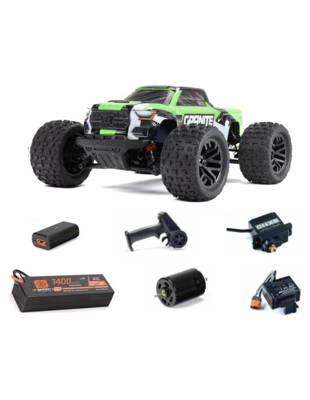 ARRMA Granite GROM 4X4 Monster Truck RTR Eléctrico Verde 1/18 ARRMA Granite GROM 4X4 Monster Truck RTR Eléctrico Verde 1/18