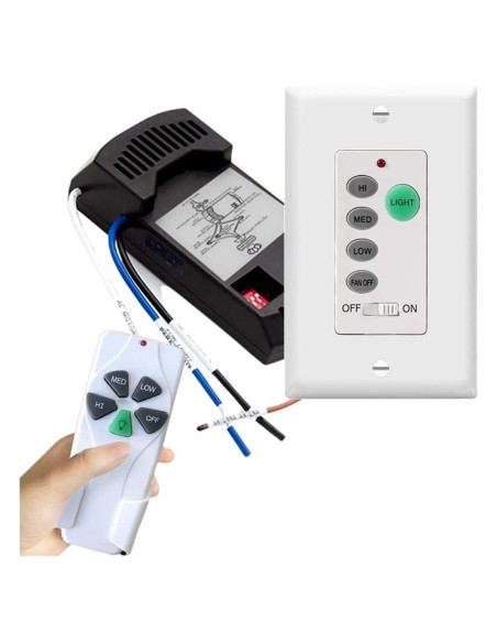 Control Remoto para Ventilador de Techo Nexete BY06 con Regulador de Luz Control Remoto para Ventilador de Techo Nexete BY06 con Regulador de Luz