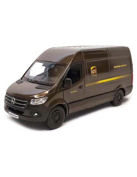 Camión de Entrega Kinsmart Mercedes-Benz Sprinter UPS 1/48 Camión de Entrega Kinsmart Mercedes-Benz Sprinter UPS 1/48