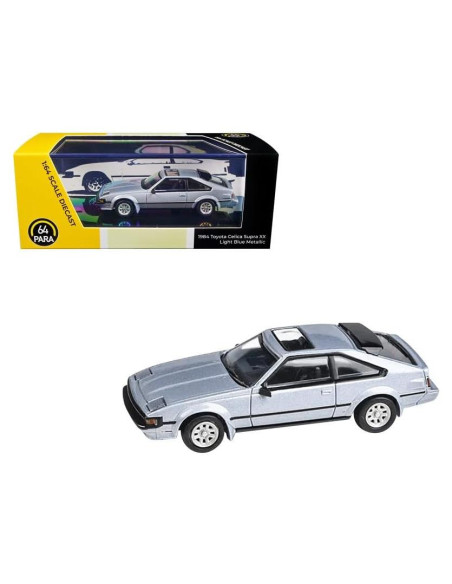 Coche a Escala 1/64 Paragon Celica Supra 1984 Azul Metálico Coche a Escala 1/64 Paragon Celica Supra 1984 Azul Metálico