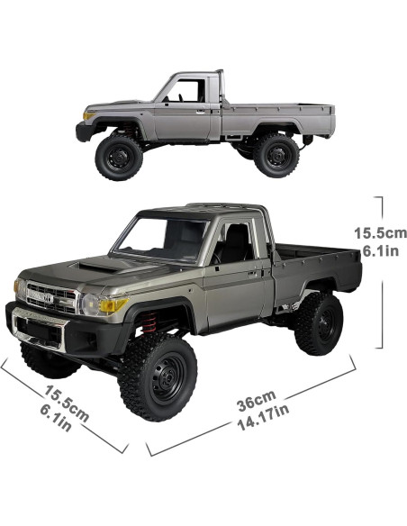 Camión RC 1:12 MN82 Pro 4x4 Toyota LC79 con Luces LED Camión RC 1:12 MN82 Pro 4x4 Toyota LC79 con Luces LED