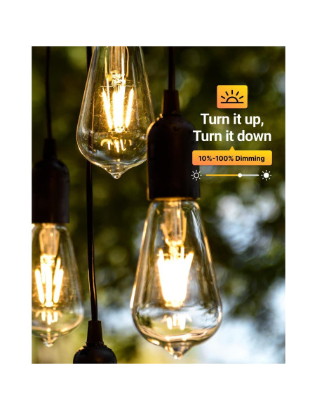 Bombilla LED Exterior Sunco ST64 Dusk to Dawn 7W 2700K 2 Pzas Bombilla LED Exterior Sunco ST64 Dusk to Dawn 7W 2700K 2 Pzas