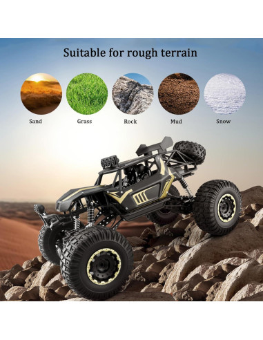 Coche RC Todo Terreno SREJNGL 1:8 3.06kg 50cm Escalada