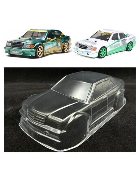 Carrocería Shell Transparente 1:28 ARWUGEI 98mm RC Carrocería Shell Transparente 1:28 ARWUGEI 98mm RC
