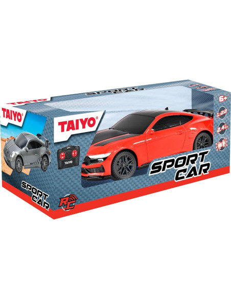 Coche RC Ford Mustang GTD Dark Horse 1:22 Toy Shock - Rojo Coche RC Ford Mustang GTD Dark Horse 1:22 Toy Shock - Rojo