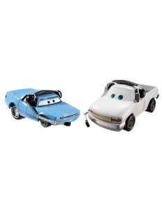 Vehículos de Metal Disney Pixar Cars Artie y Camioneta 1:55