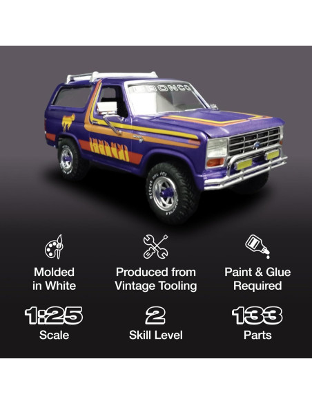 Kit Modelo Ford Bronco 1982 MPC 1:25 Todo Terreno Kit Modelo Ford Bronco 1982 MPC 1:25 Todo Terreno