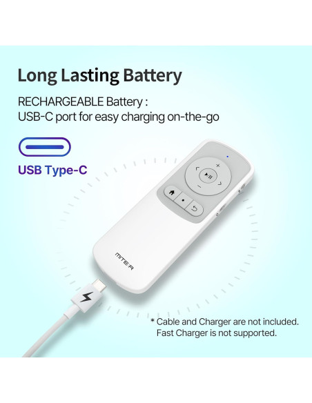 Control Remoto Bluetooth MITER BTR02 para e-Reader y TikTok Control Remoto Bluetooth MITER BTR02 para e-Reader y TikTok