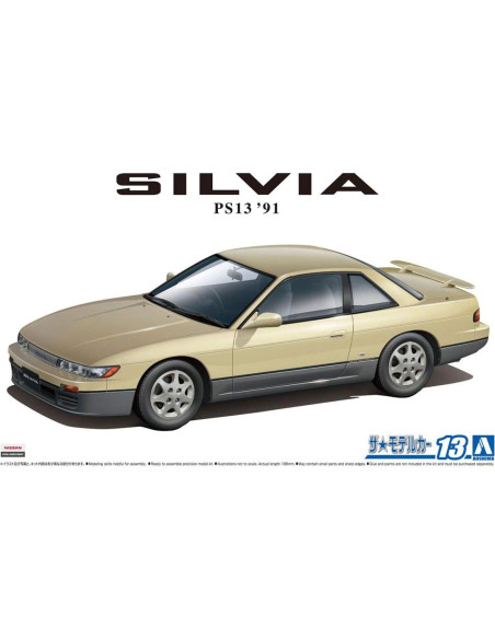 Modelo de Automóvil Aoshima 1/24 Nissan PS13 Silvia K's 1991 Modelo de Automóvil Aoshima 1/24 Nissan PS13 Silvia K's 1991
