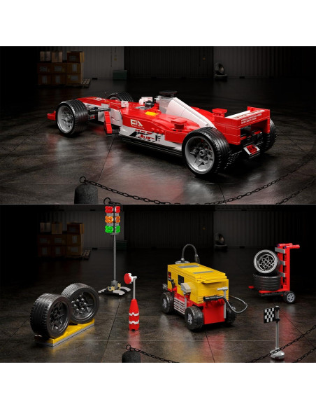 Mould King 10035 F1 Set Construcción Coche 1:12 1603 Piezas Mould King 10035 F1 Set Construcción Coche 1:12 1603 Piezas