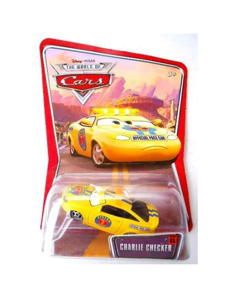Auto Die-Cast Disney Pixar Cars Charlie Checker 1:55 Auto Die-Cast Disney Pixar Cars Charlie Checker 1:55