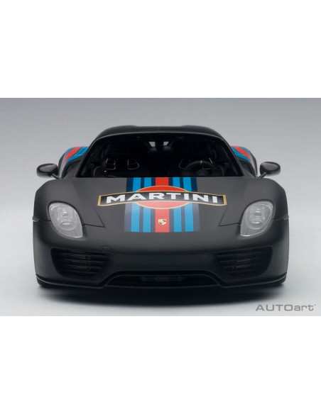 AUTOart Porsche 918 Spyder Martini 1:18 Negro Mate AUTOart Porsche 918 Spyder Martini 1:18 Negro Mate