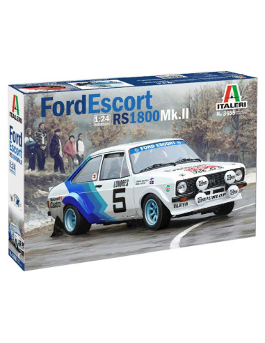 Maqueta Italeri Ford Escort Mk.II 1:24 Blanco