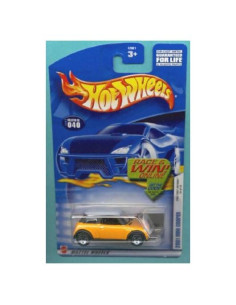 Hot Wheels Mini Cooper Amarillo 2002 1:64 Mattel