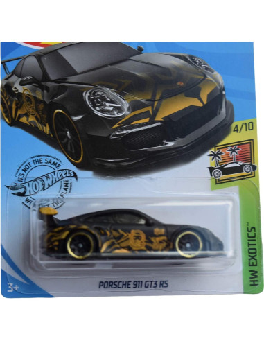 Auto de Colección Hot Wheels Porsche 911 GT3 RS Negro