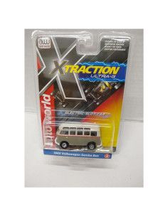 Auto de Slot Eléctrico HO Auto World 1965 Samba Bus Beige