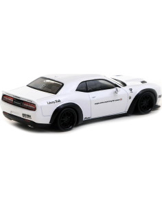 Tarmac Works Challenger SRT Hellcat LB Works Edición Especial Blanca 1/64 2