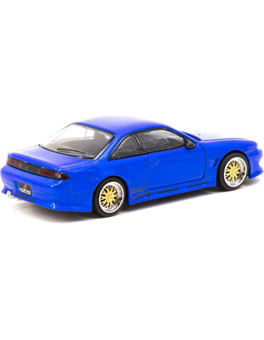 Coche Diecast Tarmac Works Vertex Silvia S14 Azul 1:64