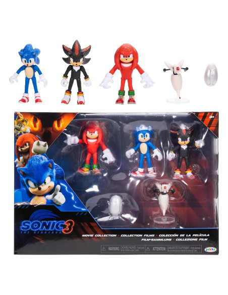 Figuras de Acción Sonic 3 Jakks Pacific 6.35 cm Colección Figuras de Acción Sonic 3 Jakks Pacific 6.35 cm Colección